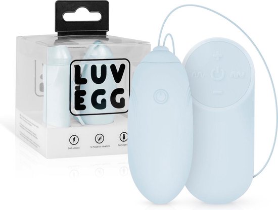 LUV EGG – Blauw Vibrerend Ei Waterproof