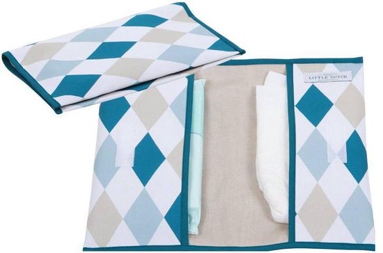 Little Dutch Luieretui - Beige/Wit - Ruitjes