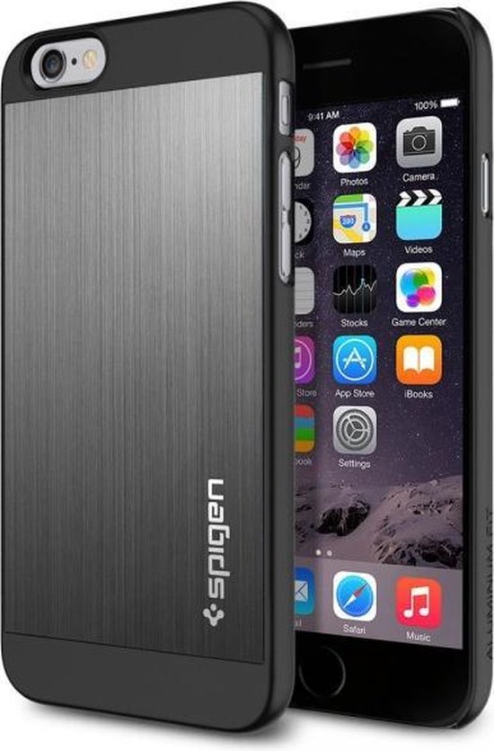 Spigen Aluminium Fit Case Apple iPhone 6 Space Gray
