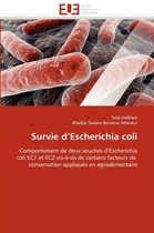 Survie d'Escherichia coli