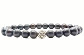 Beaddhism - Armband - Ebony Gosha - Wood - 8 mm - 22 cm