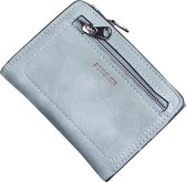 ZILOU® Compact Zip Wallet - Portefeuille - Porte-cartes - Cuir artificiel - Vert