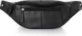 Visconti Leather Waist bag - pochette - élégant sac de taille - Zwart (721 BK)