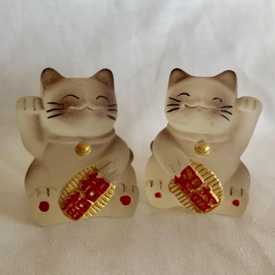 Daruma 5 cm wit | gelukspop gemaakt in Japan