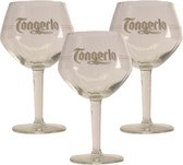 Tongerlo Bierglas - 33cl (Set van 3) - Origineel glas van de brouwerij - Glas op voet - Nieuw