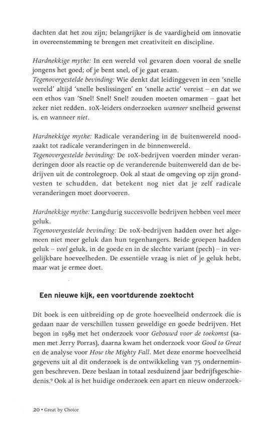 Business bibliotheek - Great by choice