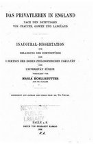 Das Privatleben in England nach den Dichtungen von Chaucer, Gower und Langland