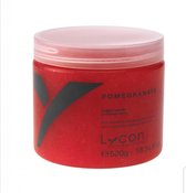 LYCON POMEGRANATE  BODY SUGAR SCRUB (520GR), Exclusieve Granaatappel Suiker scrub, Luxe Olievrije Body Sugar Scrub van SPA-kwaliteit, Na Waxen of scheren, Onweerstaanbaar Fruitig!