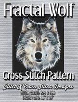 Fractal Wolf Cross Stitch Pattern