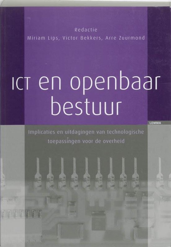 Cover van het boek 'ICT en openbaar bestuur / druk 1' van  Lips