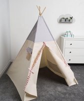 FUJL - Tipi Tent - Speeltent - Wigwam - kinder tipi -  Grey Dots
