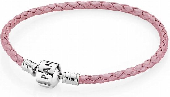 Temerity wijk Uitverkoop Pandora Armband leder roze 19cm 590705CMP-19 (S2) | bol.com