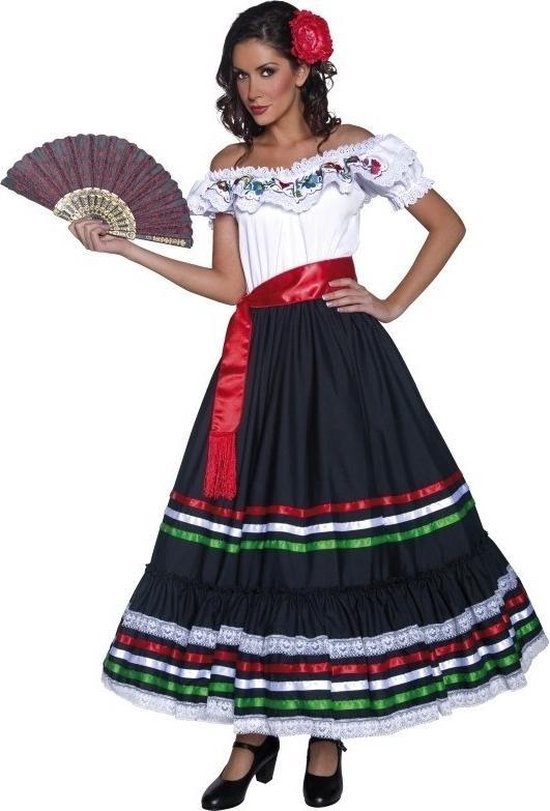 Verwonderlijk bol.com | Spaanse flamenco danseres kostuum/ jurk voor dames 44-46 (L) FH-15