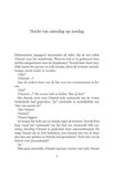 Pagina met dialogen uit 'Nacht in Parijs'.