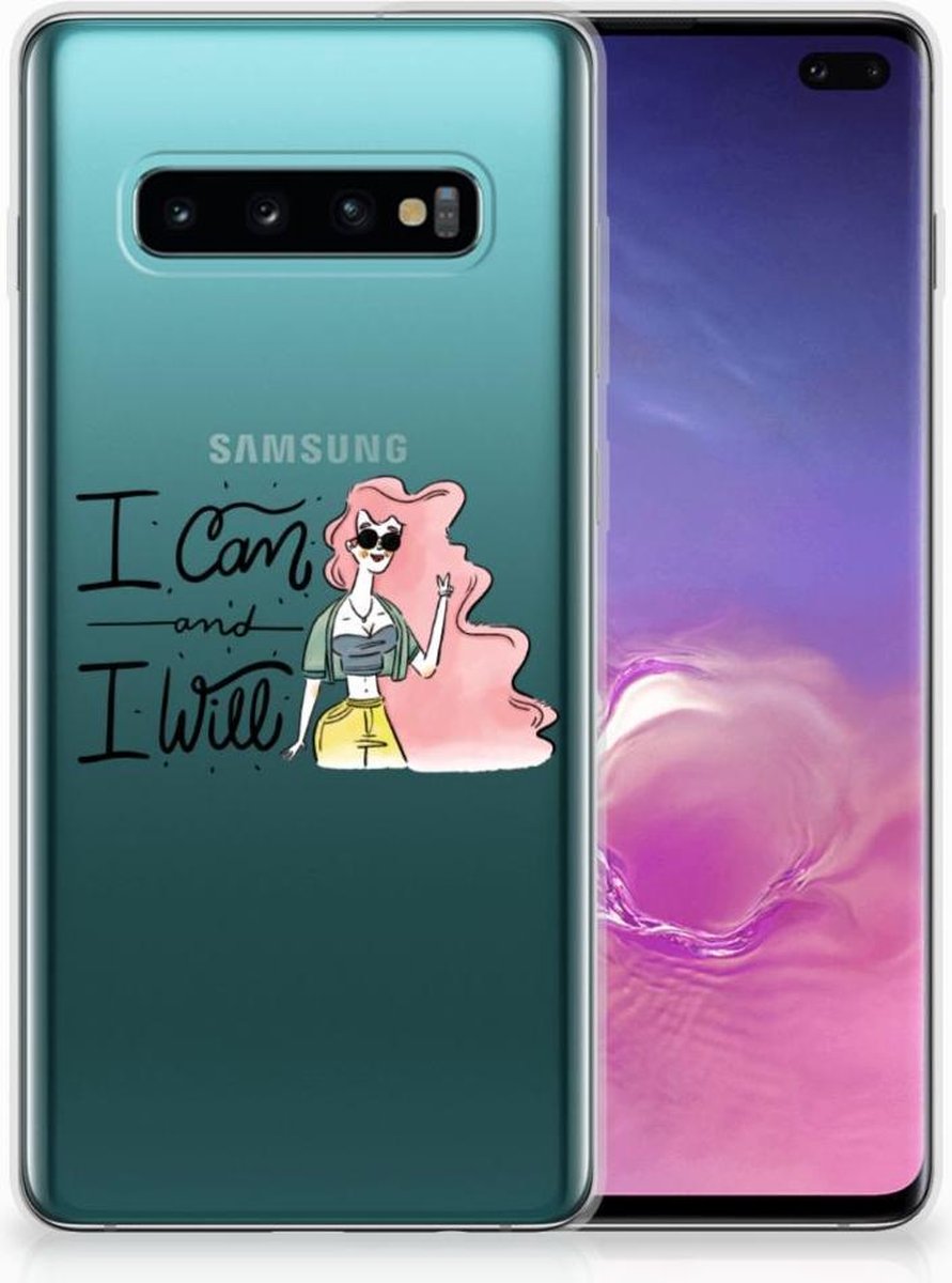 Samsung Galaxy S10 Plus Telefoonhoesje met Naam i Can