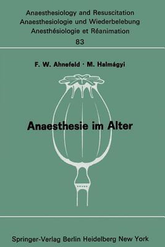 Anaesthesie im Alter - cover