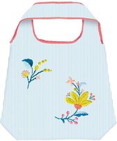 Moses Opvouwbare Boodschappentas Bloemen En Strepen 10 Liter