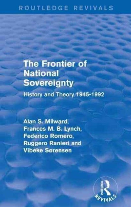 The Frontier of National Sovereignty - cover