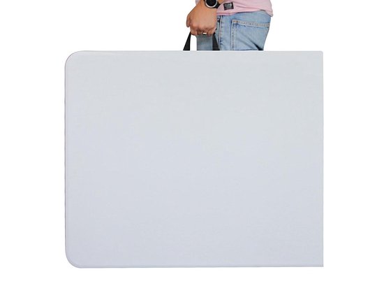 ERRO Campingtafel - Vouwtafel - inklapbare tafel - plooitafel - 180x74x72 cm - Wit - Voor 8 personen — afbeelding 3