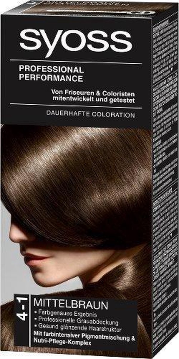Syoss - Haarverf - 4_1 - Middenbruin - 115ml