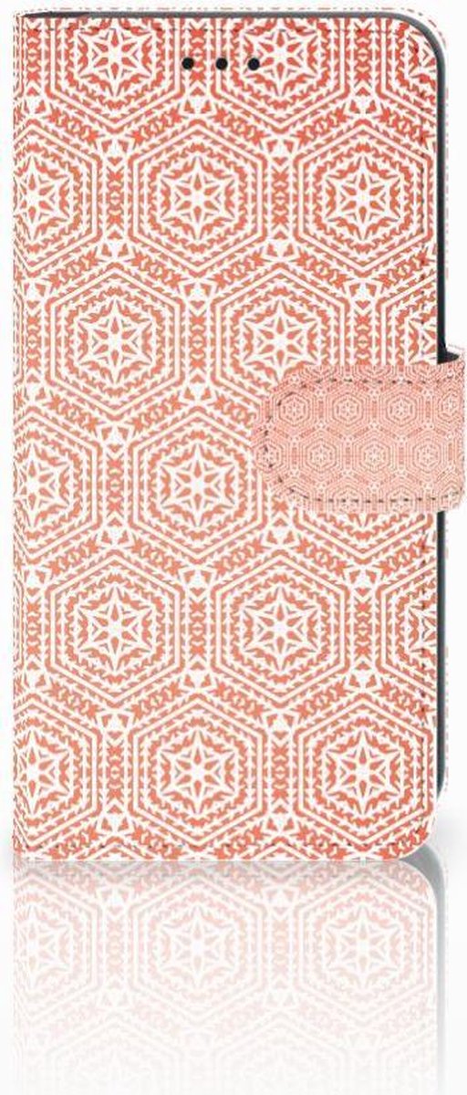 Xiaomi Mi A2 Lite Telefoon Hoesje Pattern Orange