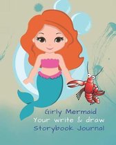 Cute Mermaid Blank Story Book