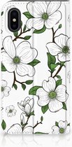 iPhone Xs Hoesje Design Dogwood Flowers