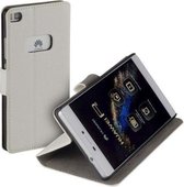 HC Wit Flip Wallet Bookcase Telefoonhoesje Huawei P8