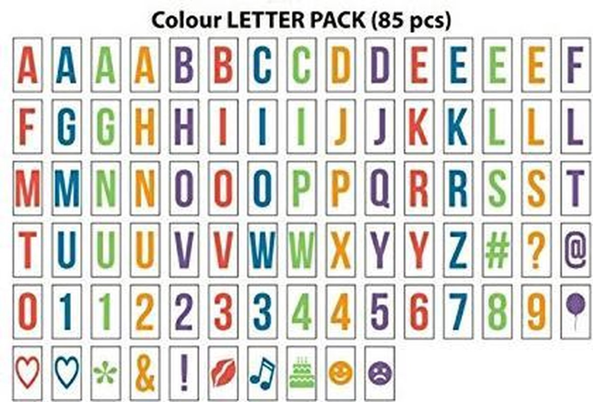 thumbnail: GOIYZTTR 160 Stuks Koekjesstempels - Letters, Cijfers En Symbolen | Fondant En Deeg Stempels