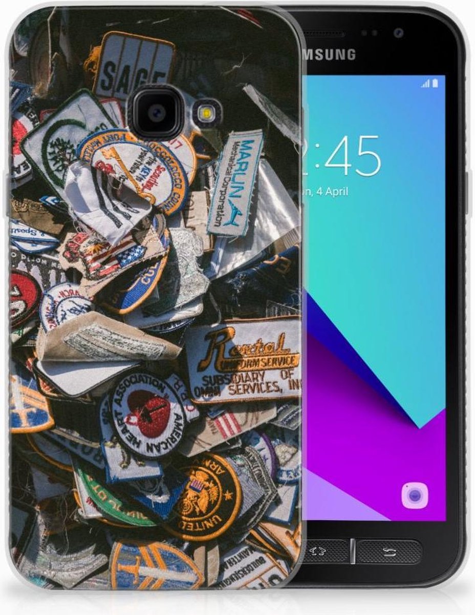 Samsung Galaxy Xcover 4 | Xcover 4s Siliconen Hoesje met foto Badges