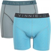 Vinnie-G boxershorts Wave Dark-Print 2-pack -L