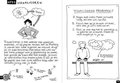 Twee pagina's uit een boek met de titel 'HFD2 VISUALISEREN'. De linkerpagina heeft een illustratie van een persoon die gedachten visualiseert. De rechterpagina bevat instructies.