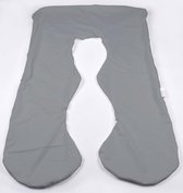 Zwangerschapskussen Hoes XL 240 cm | Grijs