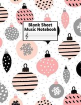 Blank Sheet Music Notebook
