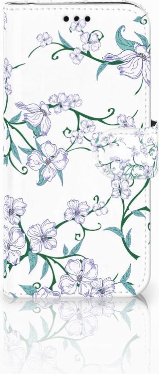 Boekhoesje voor Samsung Galaxy J5 2017 Uniek Hoesje Blossom White