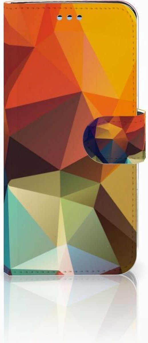 Samsung Galaxy S9 Book Case Polygon Color