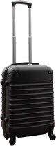 Handbagage koffer met wielen 39 liter - lichtgewicht - cijferslot - zwart