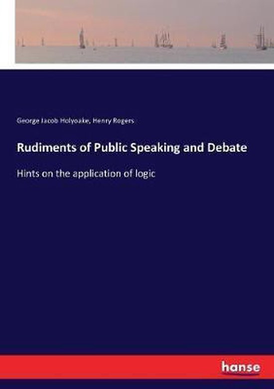 Rudiments of Public Speaking and Debate - cover