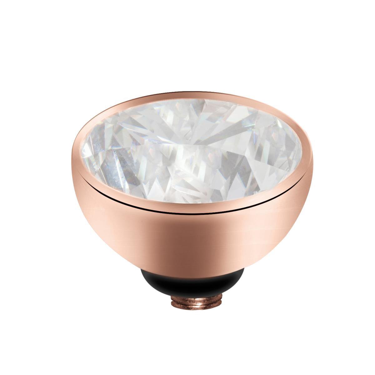 MelanO Twisted Zirkonia Setting Rose Gold/White 6mm M01SR-5011-06MM-RG-WHITE