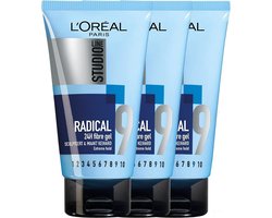 L'Oréal Paris Studio Line Radical 24H - Fibre Gel Super Strong - 3 x 150 ml