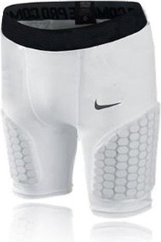 Nike Pro Compressie Broek - Wit - Maat XL | bol.com