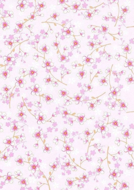 Betere bol.com | Eijffinger PIP studio behang Cherry Blossom licht roze GA-24