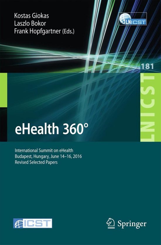 Springer Nature Proceedings Computer Science - eHealth 360° - cover