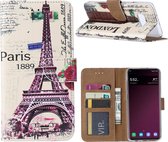 Hoesje voor Samsung Galaxy S10 - Book Case - Eiffeltoren Big Ben