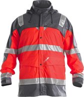 FE Engel Regenjas EN 20471 1911-102 - Rood/Grijs 4725 - L