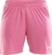 Craft Squad Short Solid Pantalon de sport pour femme - Taille M - Femme - rose / blanc