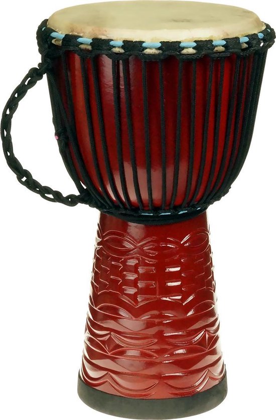 Áengus Djembé Midi Djembee trommel hout roodbruin