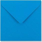 Blauwe enveloppen 15,5x15,5 cm 100 stuks