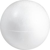 Hobby / DIY boule de polystyrène / sphère demi-coquilles 15 cm - Fabrication de boules de Noël - Fabrication de matériaux de base / matériel de loisir
