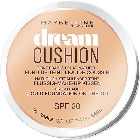 Maybelline Dream Cushion On-The-Go Liquid Foundation - 30 Sand